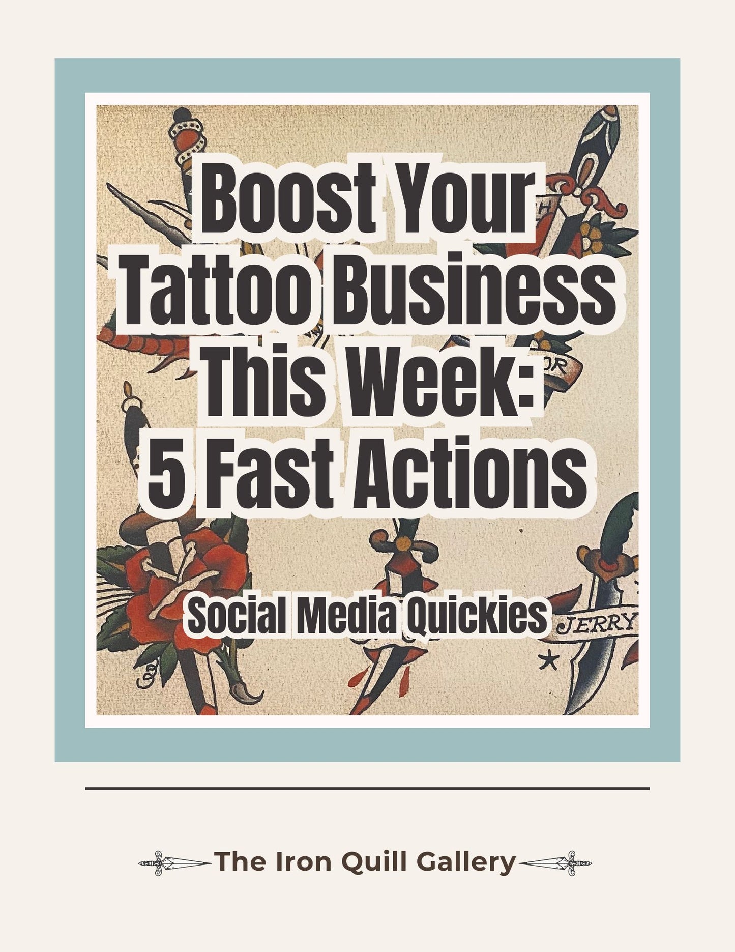 Tattooer Tools: Business Kickstart Pack (3 Ebook Bundle)